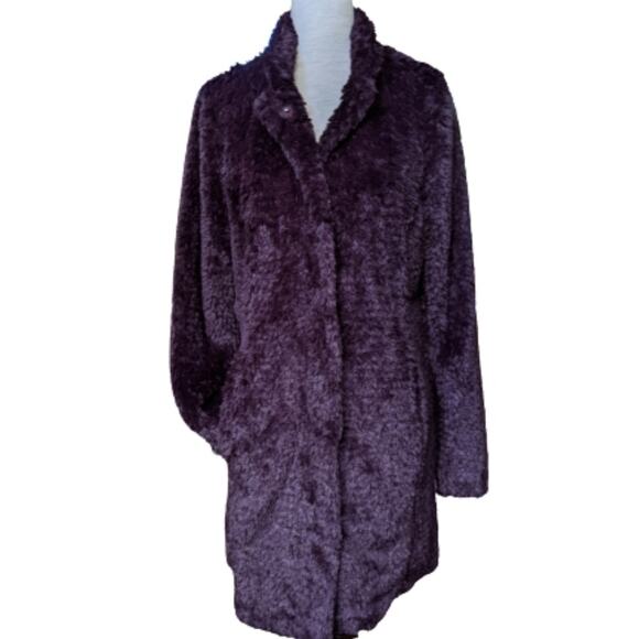 Kenneth Cole Shaggy Faux Fur Coat XS - Picture 6 of 13